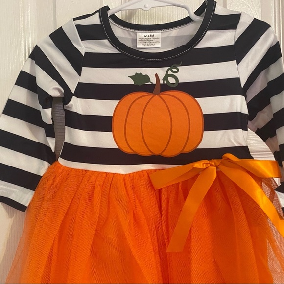 New Pumpkin Tutu Dress - Picture 12 of 16